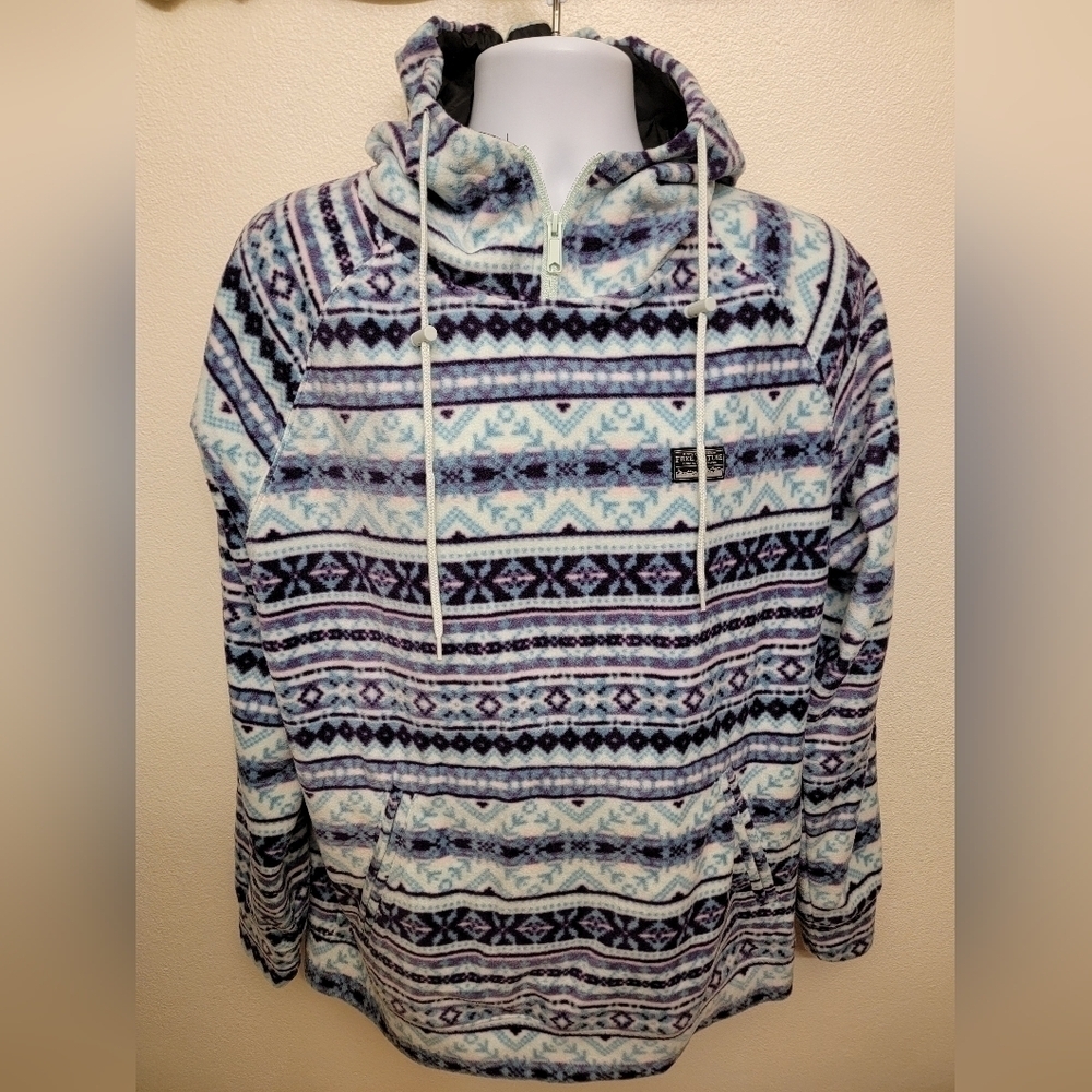 NWT Free Nature NYC Mens Micro Fleece Hoodie with Front Pockets - Picture 1 of 5